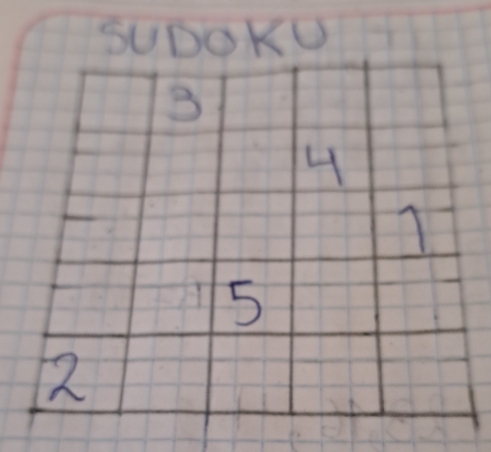 SUDOKO 
B
4
7
5
2