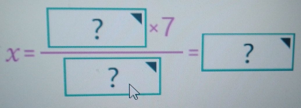 X=frac  ?* 7boxed ?_6]= ?= ?