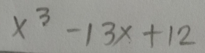 x^3-13x+12