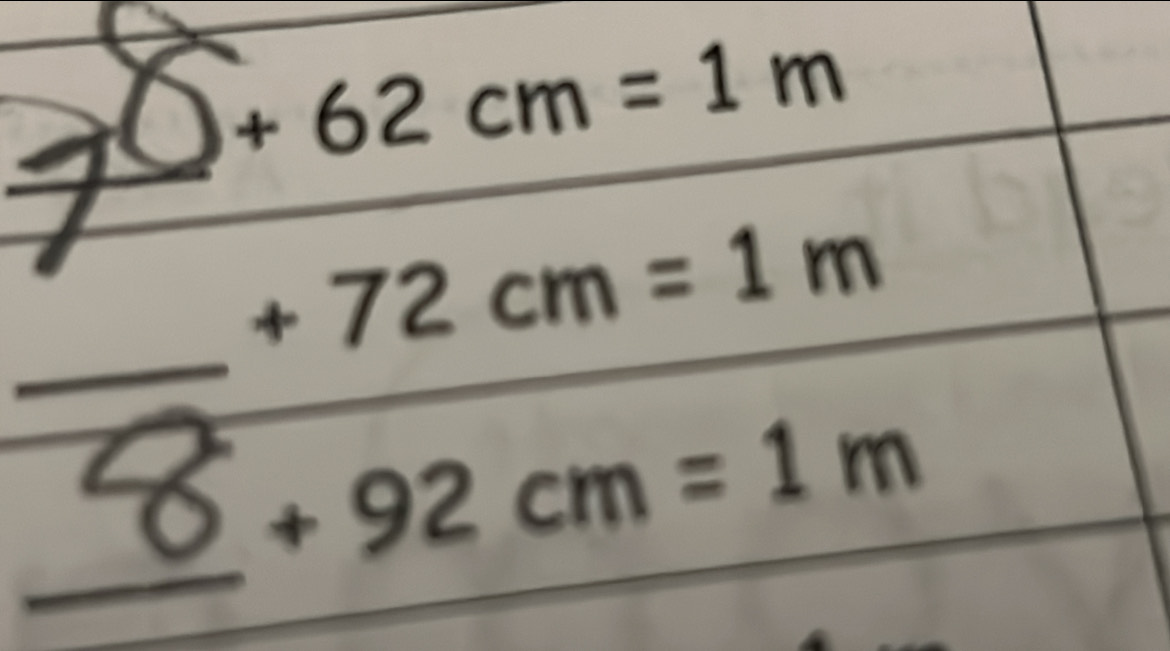 +62cm=1m
_ 
_ 
_ 
_
+72cm=1m
_
+92cm=1m