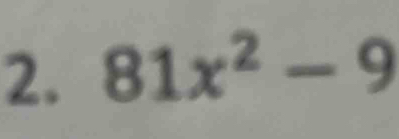 81x^2-9