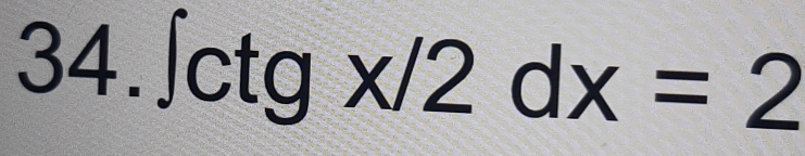 ∫c tg 1 X 2dx=2