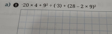 -20* 4+9^2/ (-3)+(28-2* 9)^2