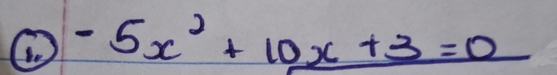 -5x^2+10x+3=0