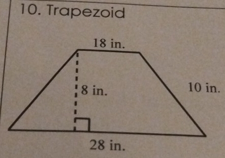 Trapezoid 
.