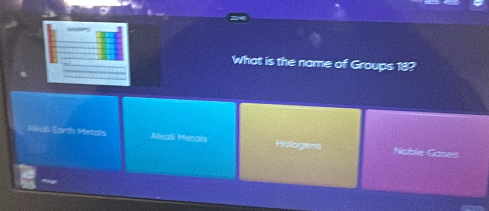 What is the name of Groups 18? 
ml Earde Menata 
uses