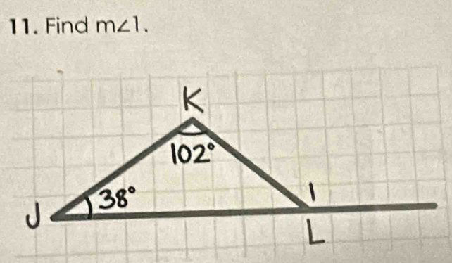 Find m∠ 1.