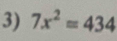 7x^2=434