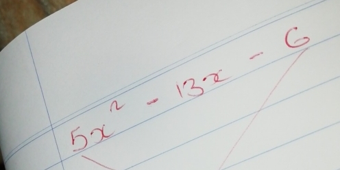 5x^2-13x-6