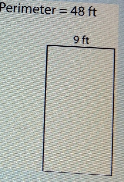 Perimeter =48ft