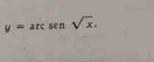 y=atc sēn sqrt(x).