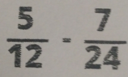  5/12 - 7/24 