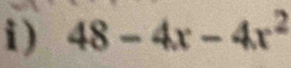 48-4x-4x^2