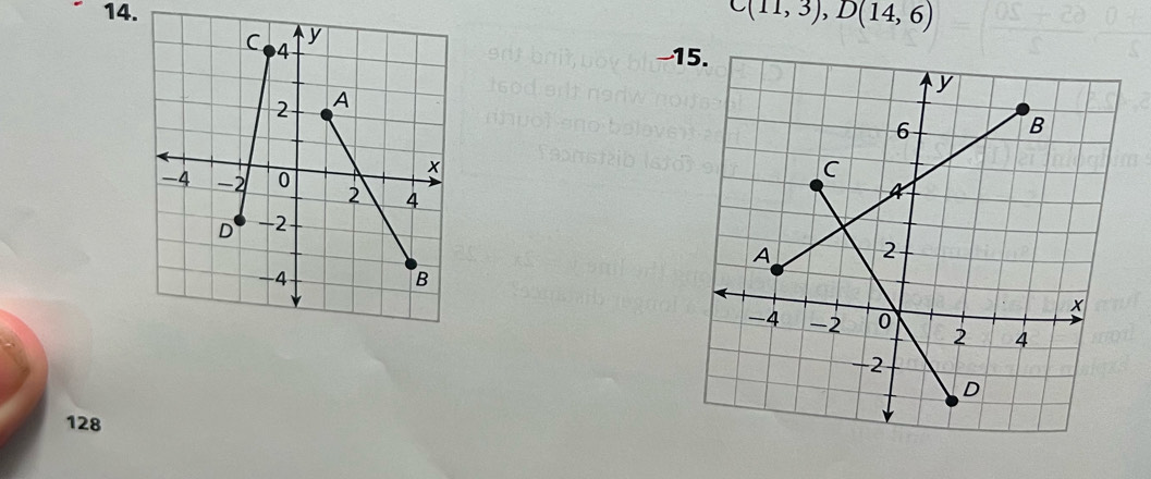 C(11,3), D(14,6)
-1
128