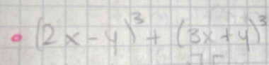 a (2x-y)^3+(3x+y)^3