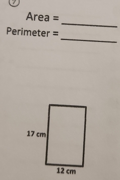 Area =
_
Perimeter =