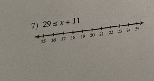 29≤ x+11