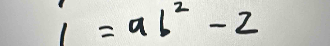 1=ab^2-2