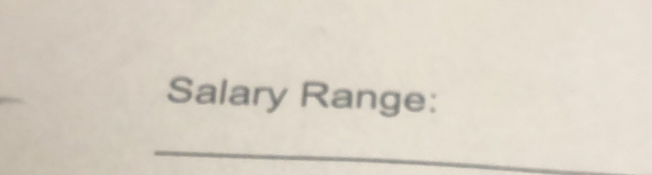 Salary Range: 
_