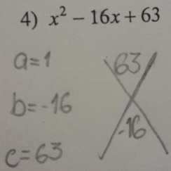 x^2-16x+63