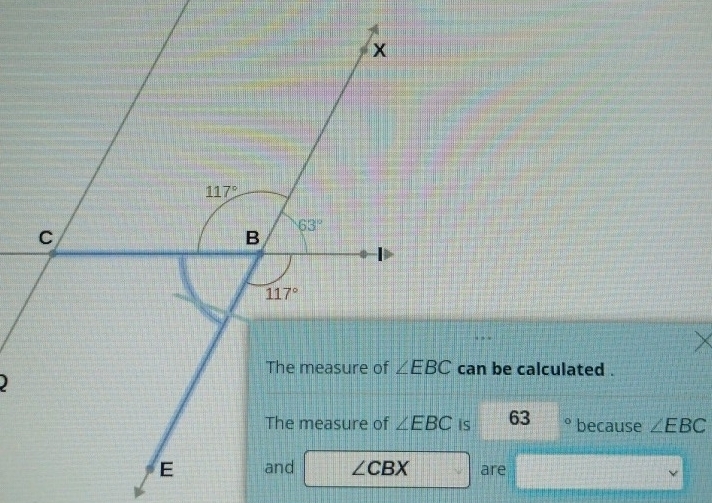 can be calculated .
)
IS 63 because ∠ EBC
are