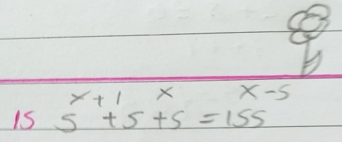 x+1x =frac 1/2 x-5
i5 5+5+5=155