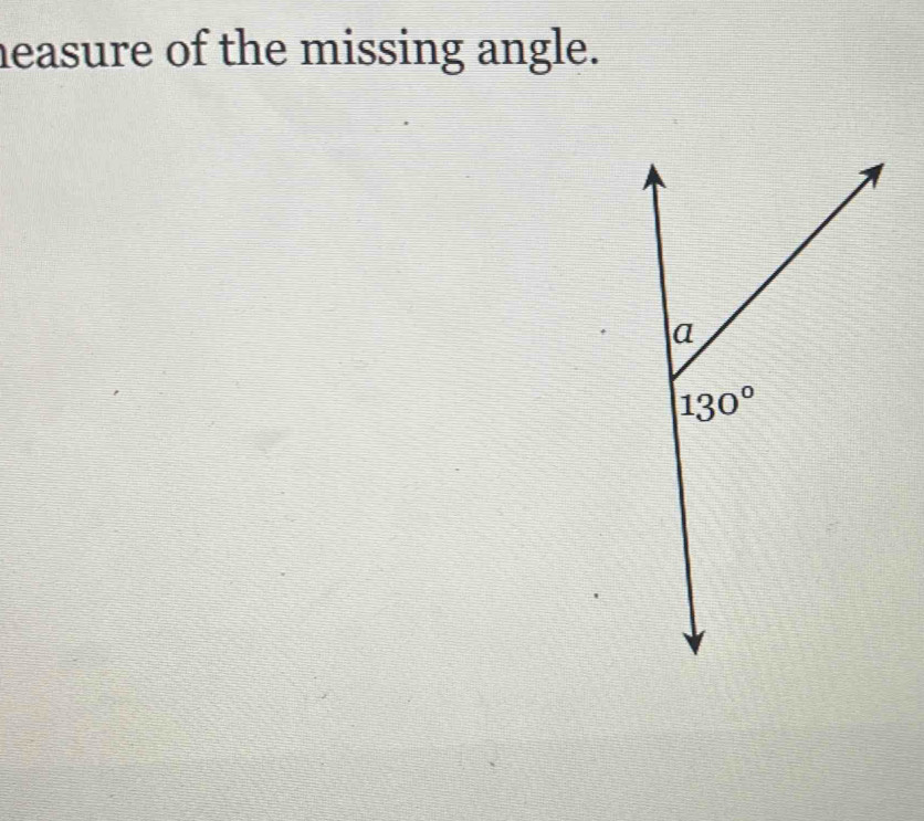 leasure of the missing angle.