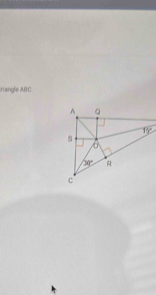 triangle ABC.