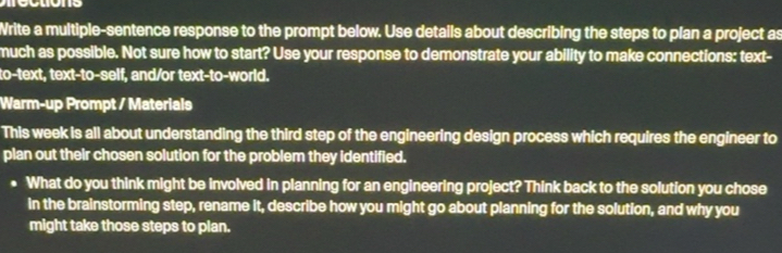 Solved: Write a multiple-sentence response to the prompt below. Use ...