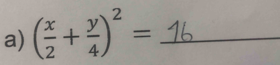 ( x/2 + y/4 )^2= _