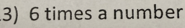 6 times a number