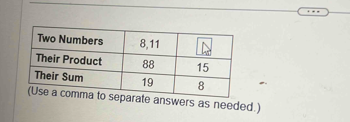 te answers as needed.)