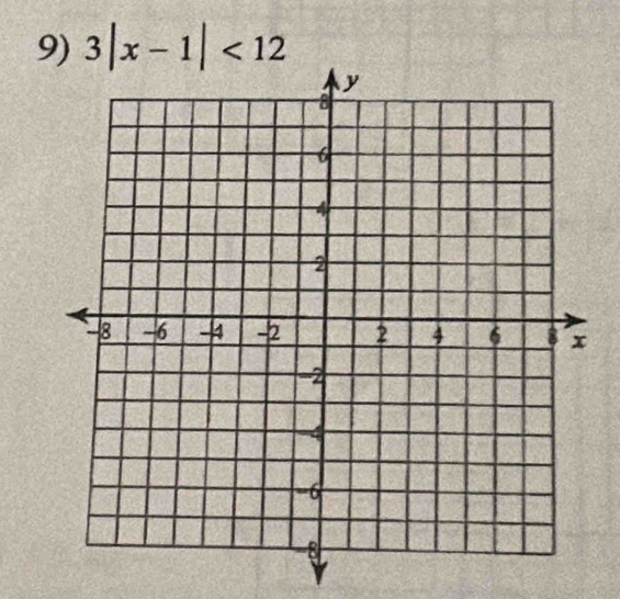 3|x-1|<12</tex>