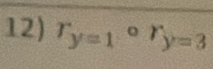 r_y=1circ r_y=3