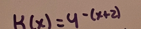 k(x)=4^(-(x+2))