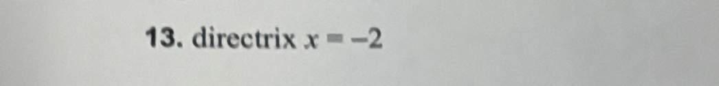 directrix x=-2