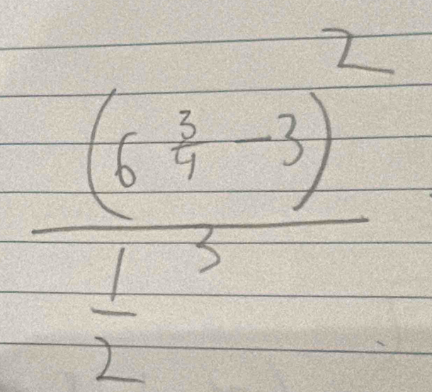 frac -(5-t-3)^2- 1/5 t-3