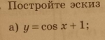 Постройτе эскиз 
a) y=cos x+1;