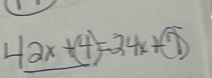 _ 42x+4=24x+7