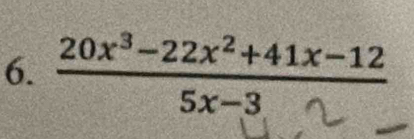 20x³-22x²+41x-12