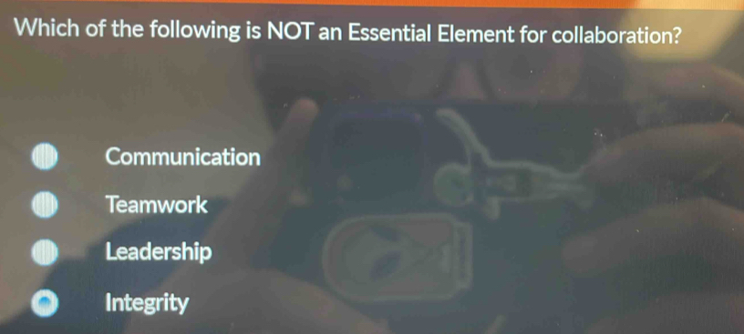 Solved: Which of the following is NOT an Essential Element for ...