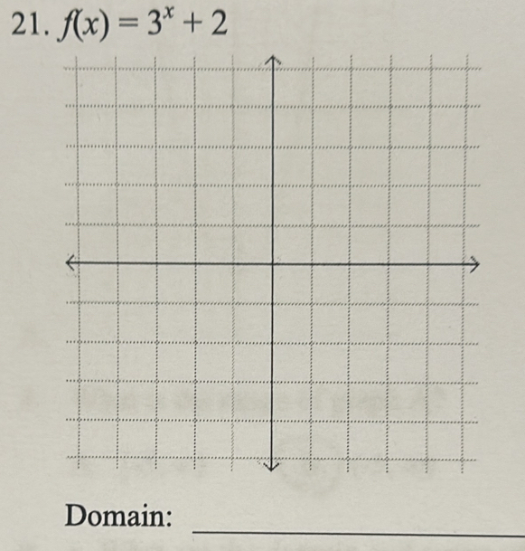 f(x)=3^x+2
_ 
Domain: