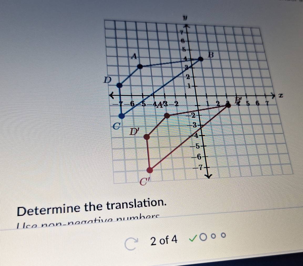 Determine the translation.
r  
2 of 4