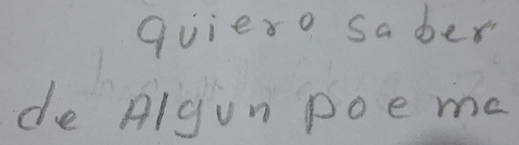 Resuelto:quieso saber de Algun poe me