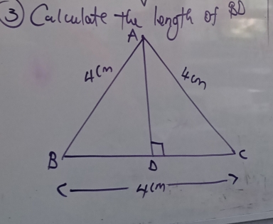 ③ Calculate the length of