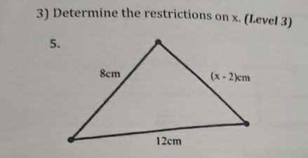 Determine the restrictions on x. (Level 3)