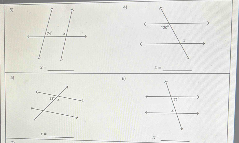 x=
5)
6)
_
x=
_
x=
7