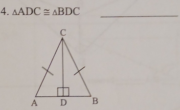 △ ADC≌ △ BDC _