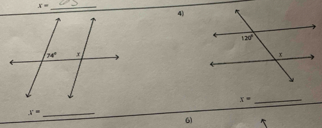 x= _
4)
_ x=
_ x=
6)