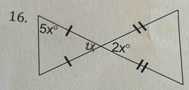 5x°
2x°